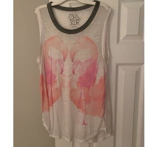 Cher Sor Flamingo Tank Top
